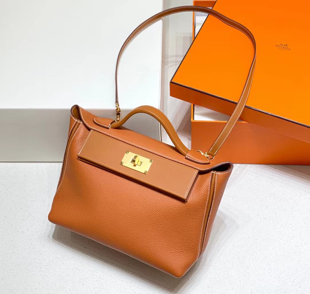 Hermes 2424 bag手工版本，時尚女包純純的心動(圖1)
